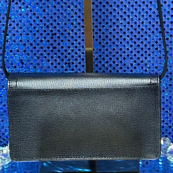 Henri Bendel Black Crossbody Clutch w/Rainbow Stud Accents Approx.. 7 x 4 - Picture 3 of 17